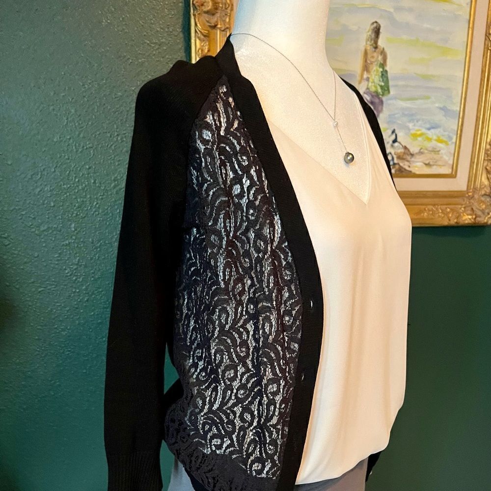 No brand lace cardigan, Size XS - Picture 2 of 4